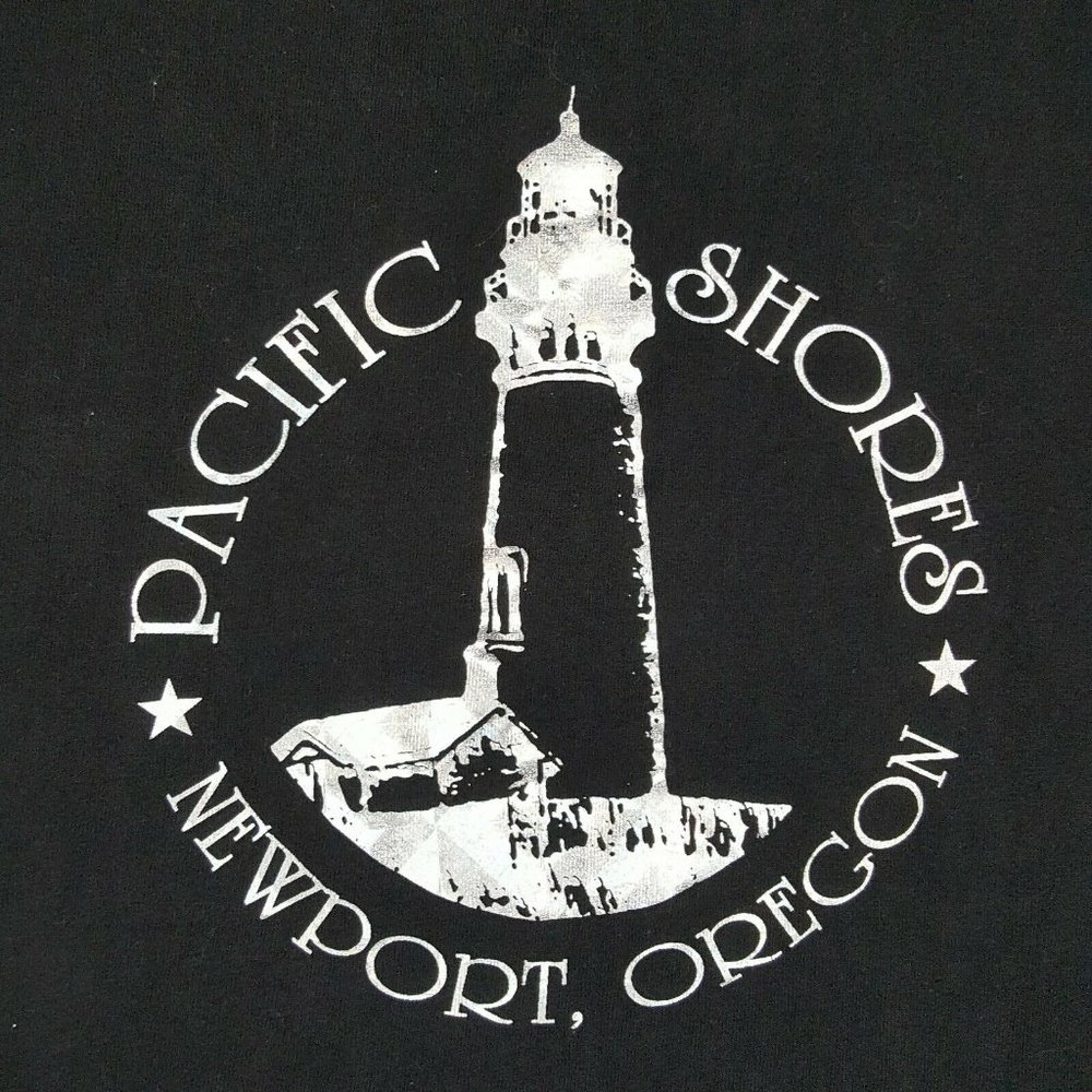 SOLD Vtg 90s Pacific Shores Newport Oregon T-Shirt L